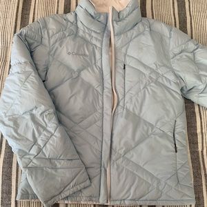 Reversible Columbia puff coat